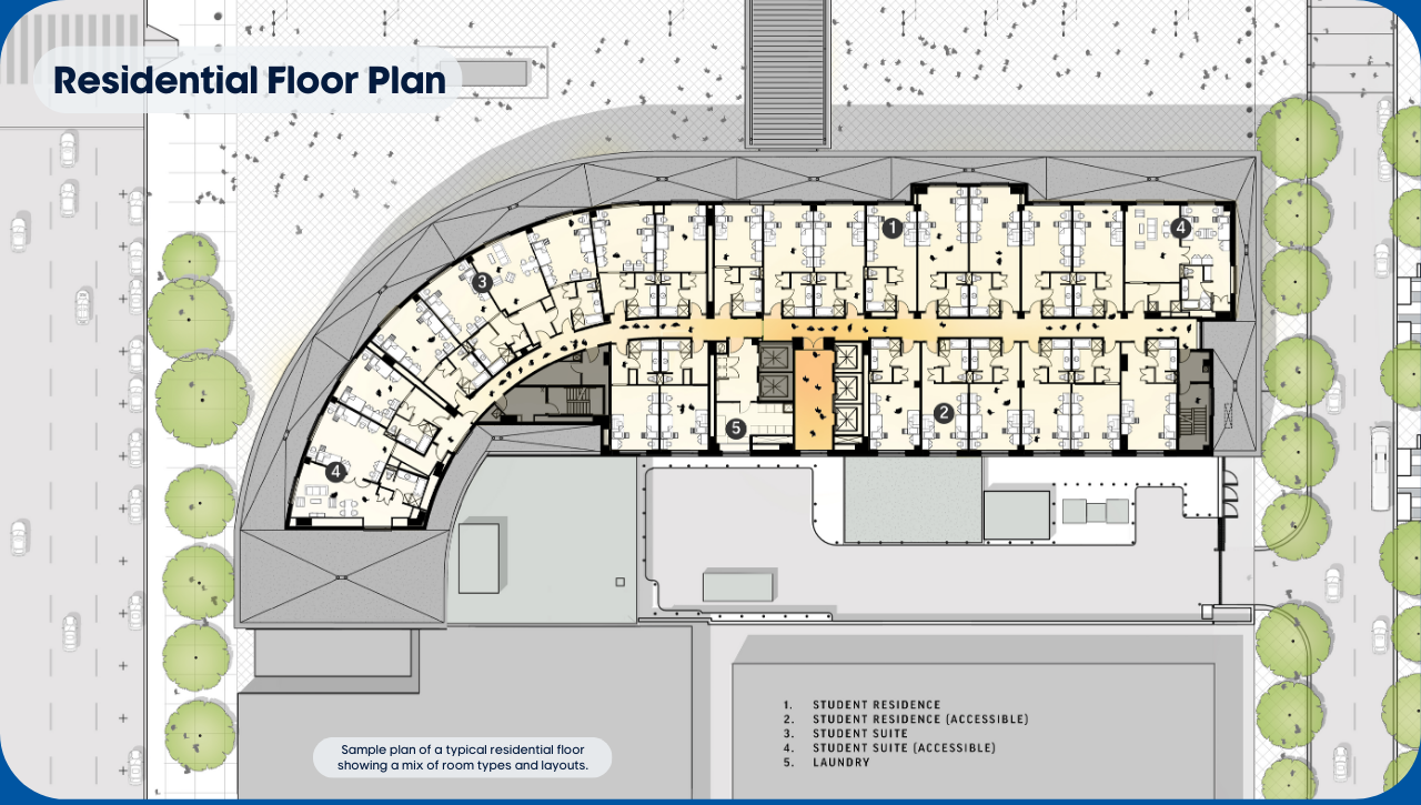 Sample residential floor plan