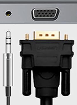 VGA Audio Connector Port and Cable VGA with Audio Connector Port and Cable
