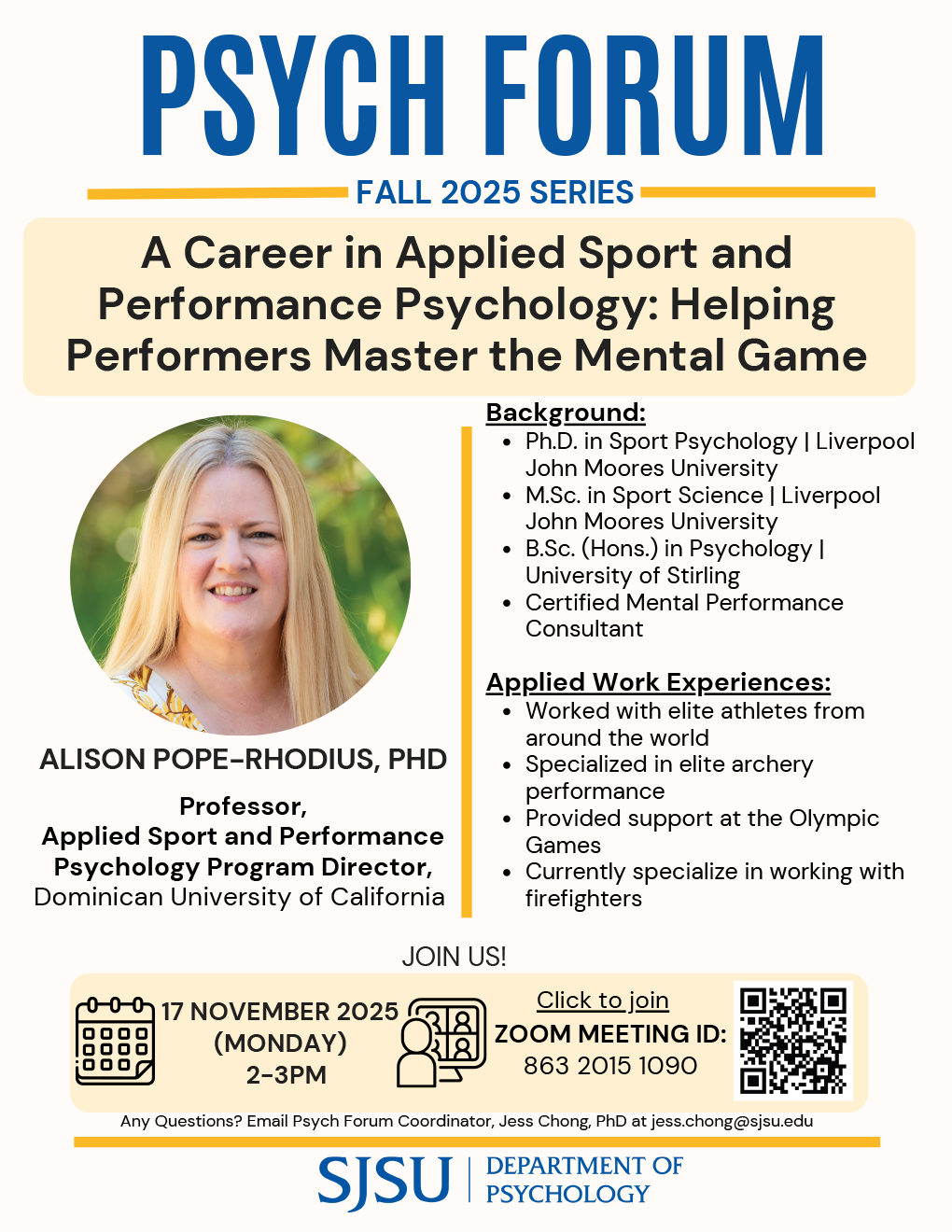 Psych Forum October 22, 2025