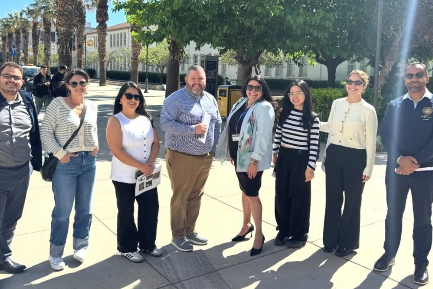 Facilities development and operations staff with representatives from state Assembly offices